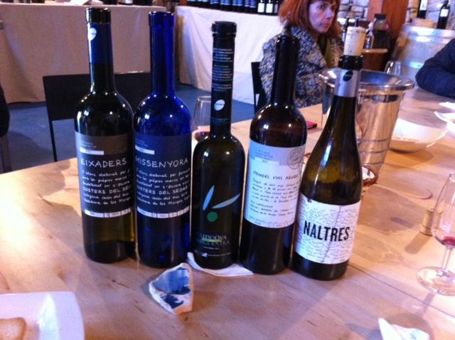 En el centro el aceite que también catamos