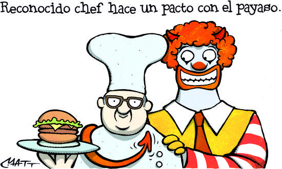 ¿O es que McDonald's cree que atraerá a los gourmets sirviendo hamburguesas de chefs conocidos? :-S
