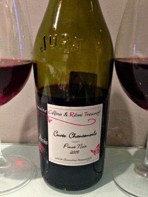 Cuvée Chantermele Pinot Noir 2009 de Domaine Céline & Rémi Treuvey: Muy elegante, carnoso y con cierta potencia.