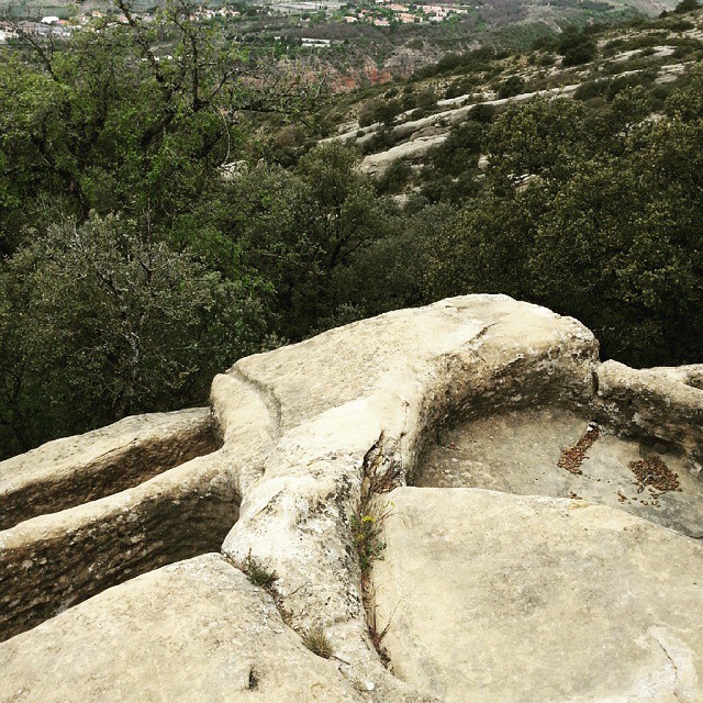 Lagares en piedra Castell d'Encus