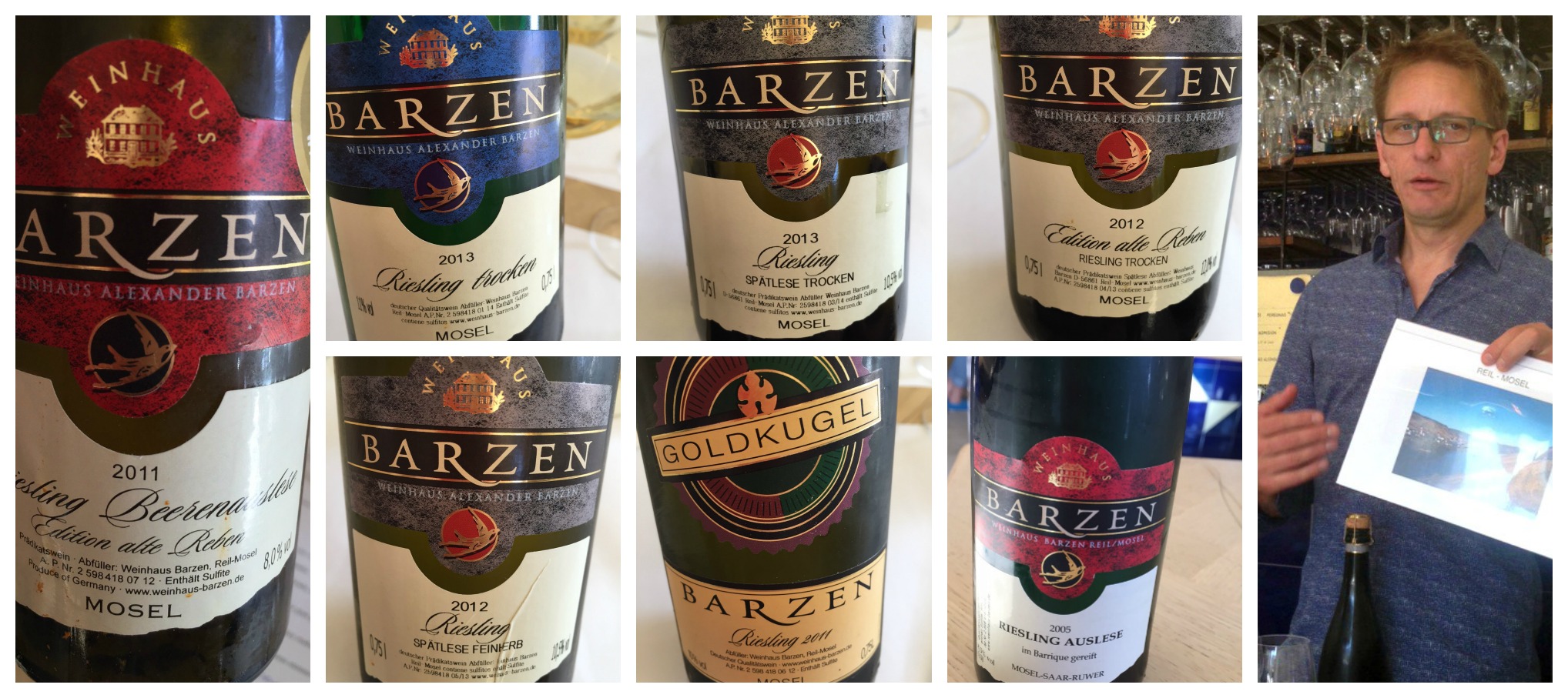 7 magníficos rieslings y su padre, Alexander Barzen