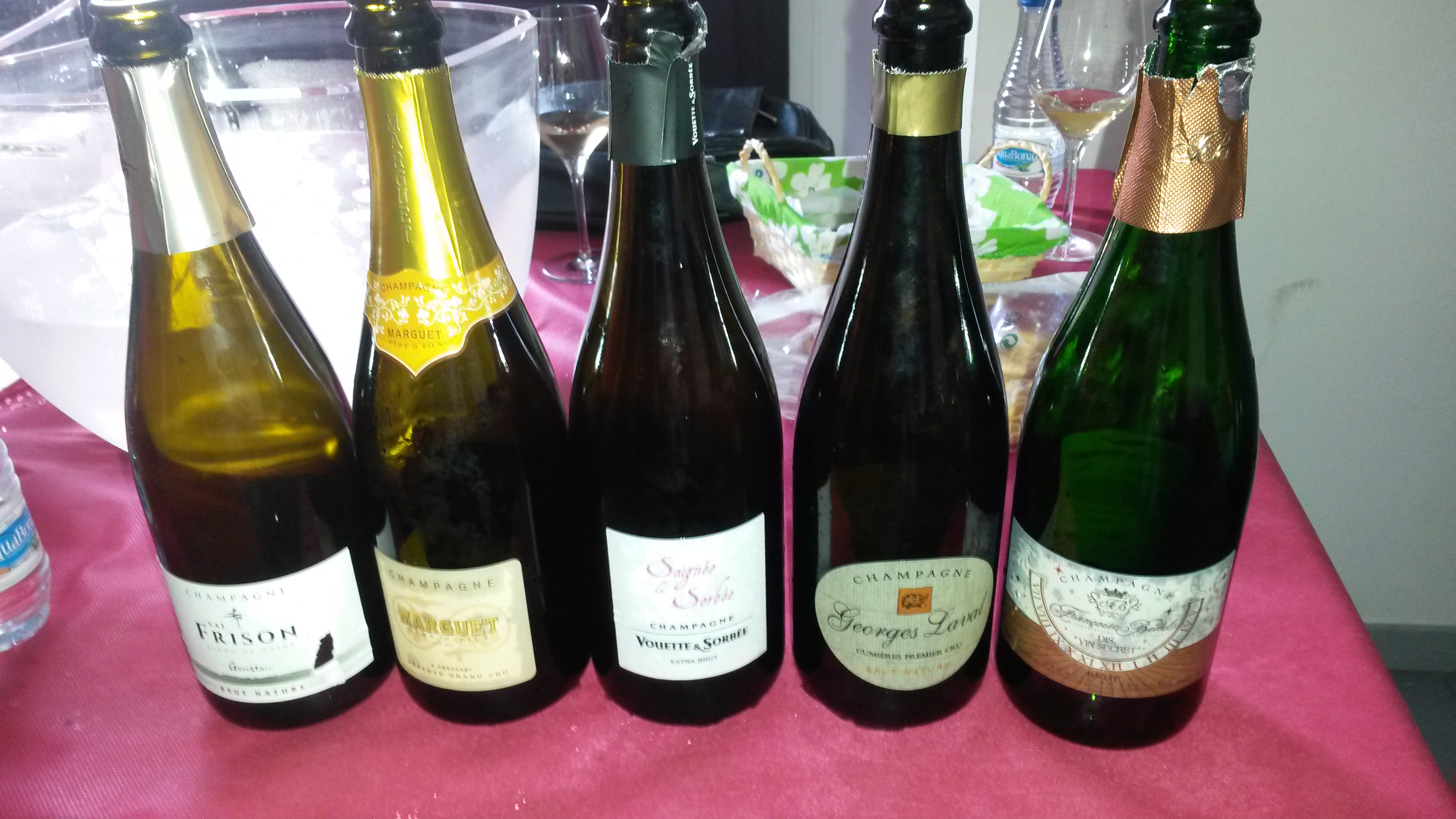 Vinos de la cata de Joan Gómez Pallarés.