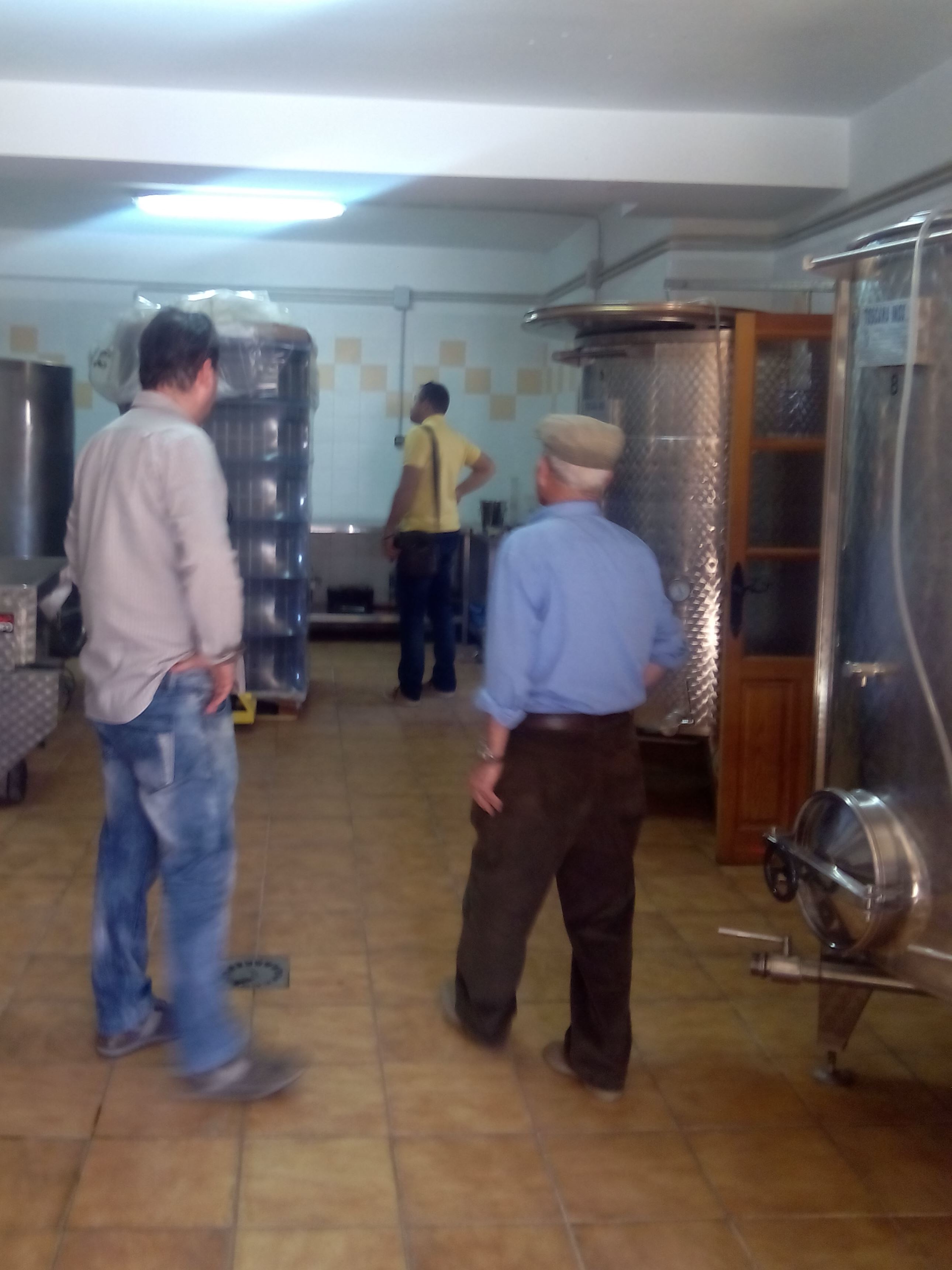 Pero pronto dejamos el tema del vino, que suele aburrir a mi familia, a la que llevé medio a rastras a la bodega...