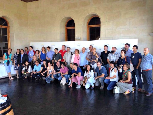 Llegada a Bodegas Campillo ¡qué ganas teníamos!