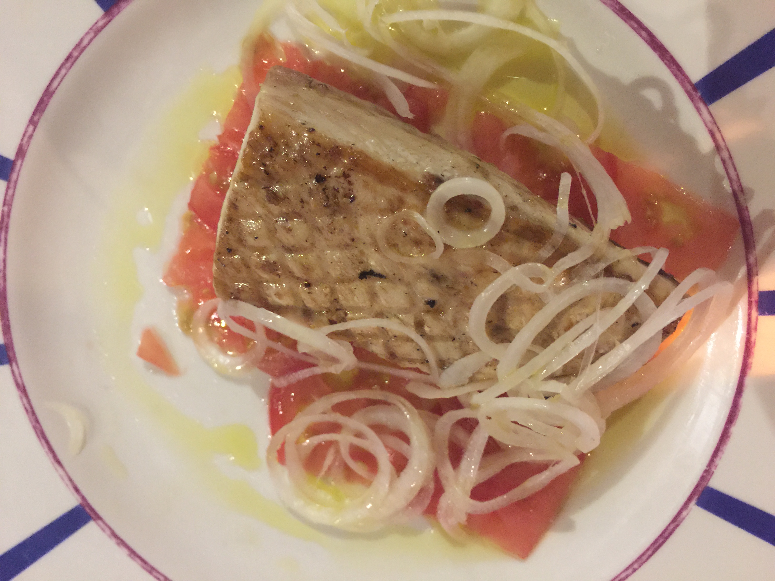 Plato de bonito arrantzale