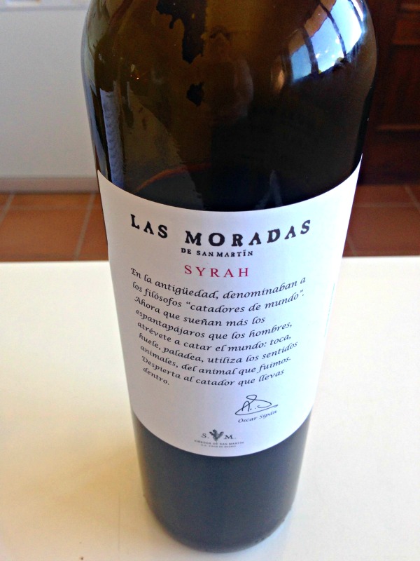 Visita a Las Moradas de San Martin: Syrah 2009