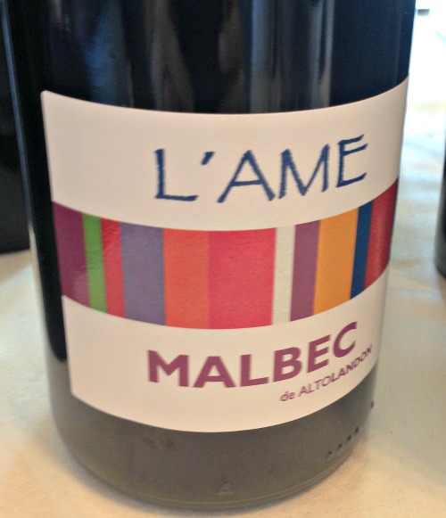 L'Ame de AltoLandon: 100% Malbec que me ha convencido