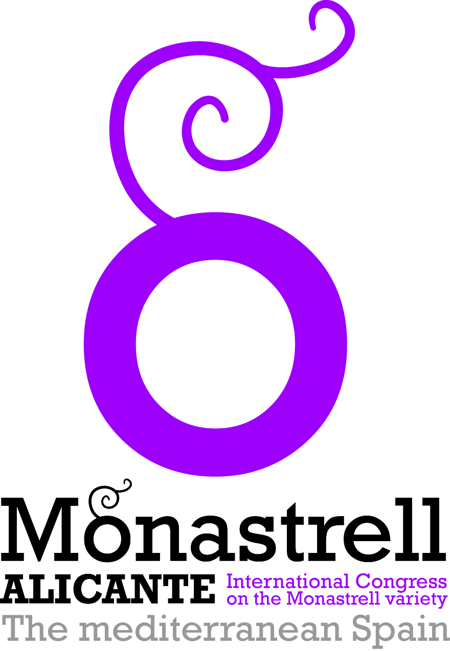Logo del Congreso Internacional sobre la Monastrell "Monastrell Alicante, La España Mediterránea"