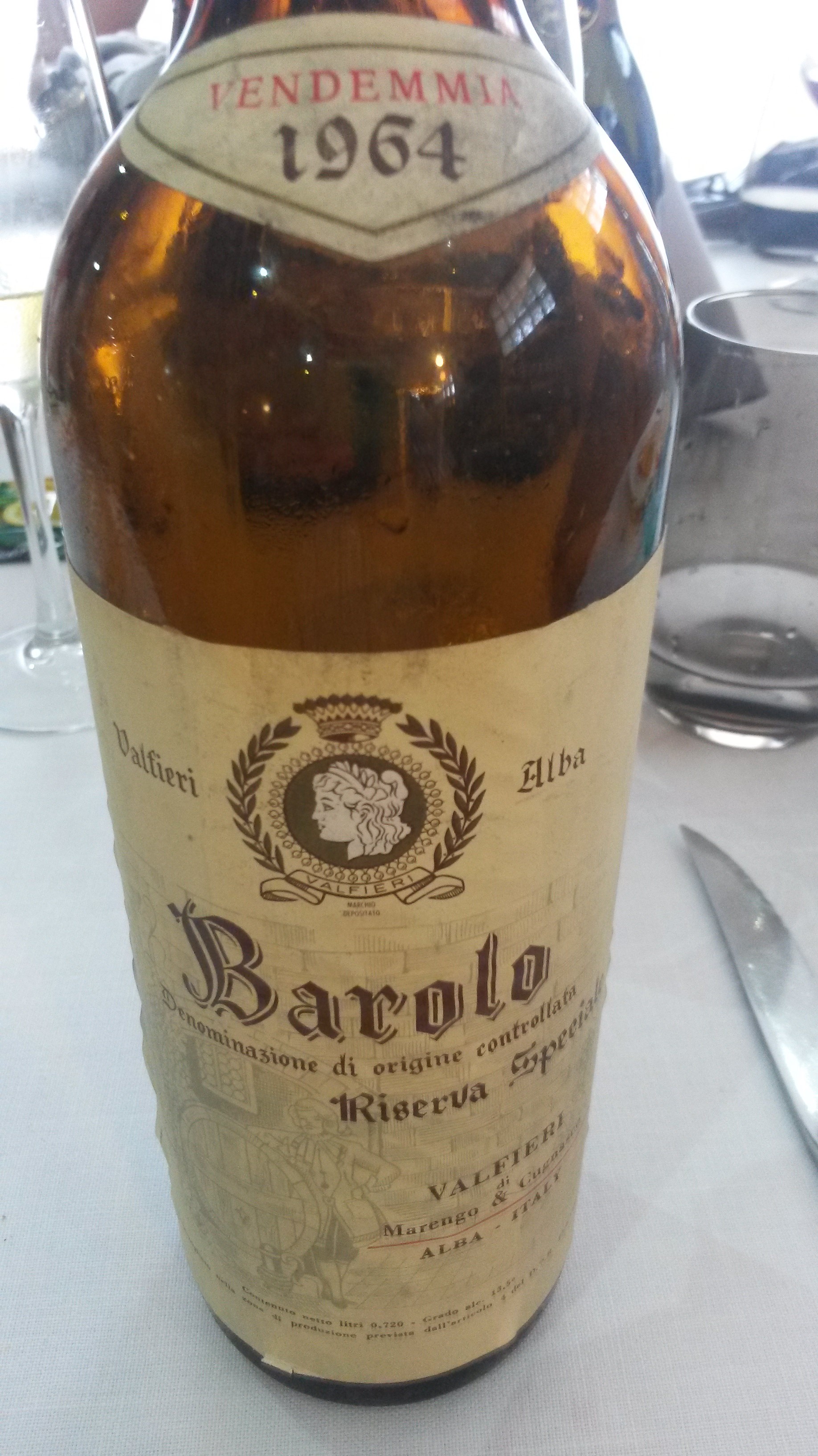 Marengo & Cugnasco Barolo Riserva Valfieri 1964