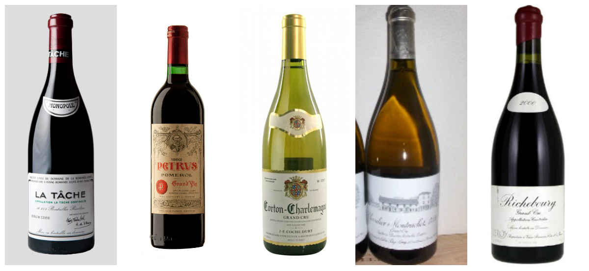 Los vinos más caros del mundo según la Web Wine Searcher