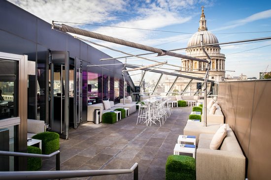 Madion's rooftop bar, St Pauls Cathedral
