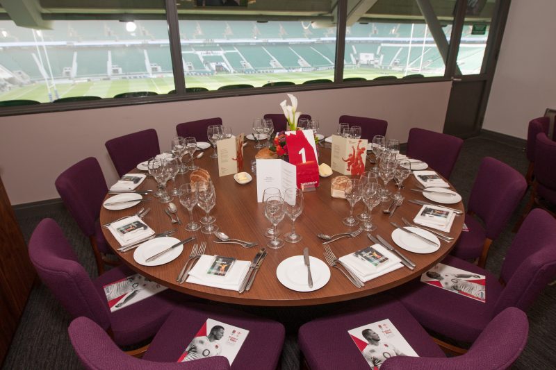 Twickenham Stadium private suite - England Rugby