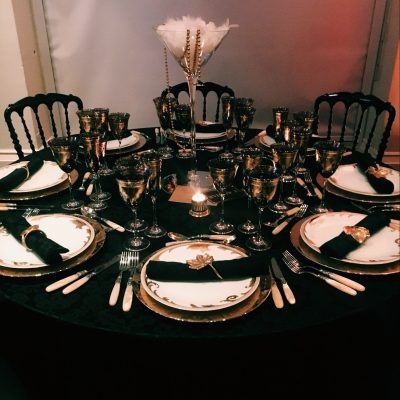 BAFTA 195 Piccadilly | Christmas Party | Venue Finding | By Design | Christmas table decoration BAFTA 195 Piccadilly