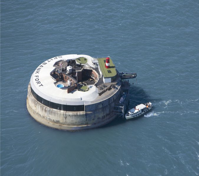 Spitbank Fort - From the Air