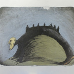 Na-Karlově-mostě-grafika-lithografie