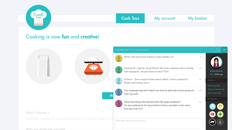 Vicky can collect rewards by contributing to the community. Vicky can collect rewards by contributing to the community.