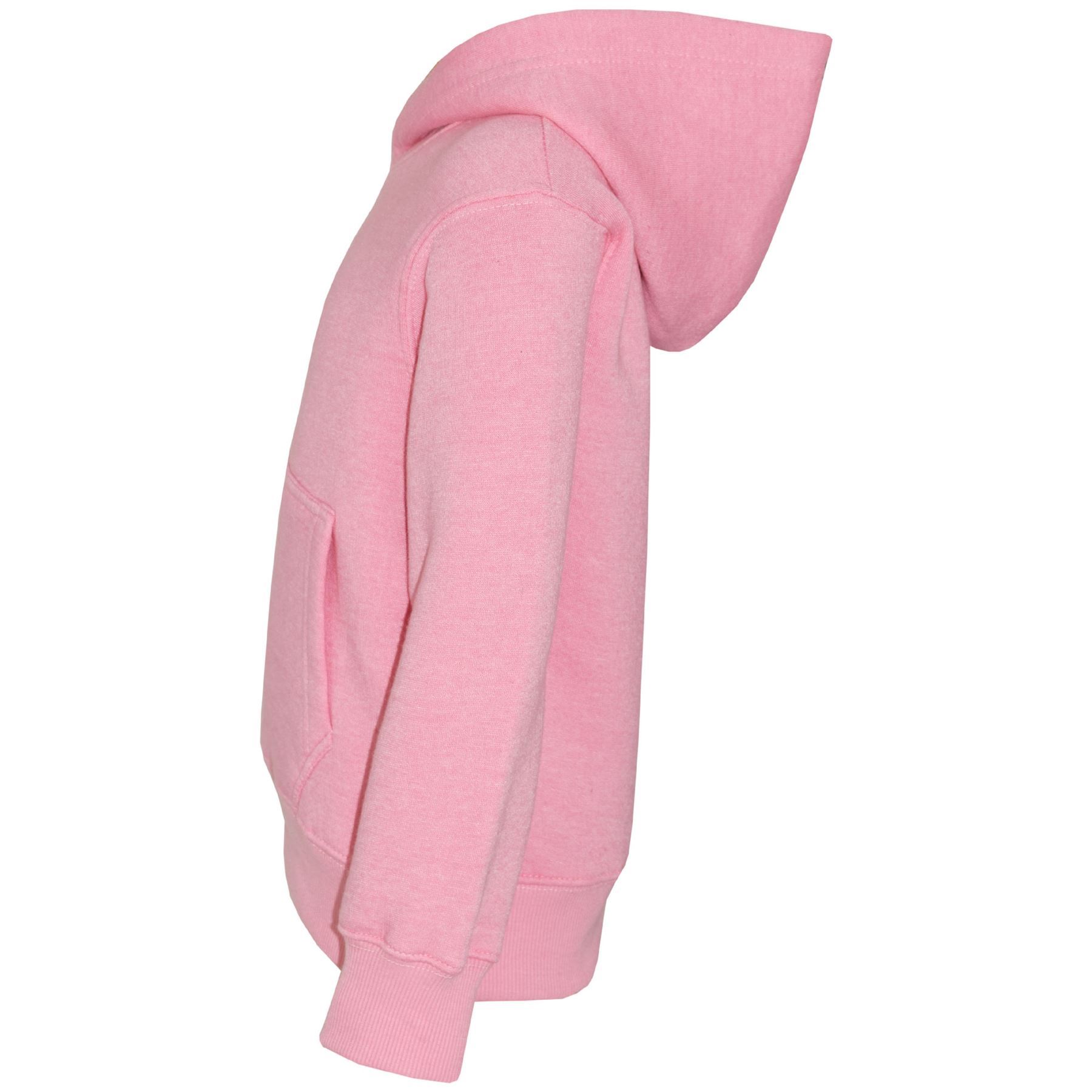 Kids Girls Boys Sweat Shirt Tops Plain Hooded Jumpers Hoodies New Age 2-13 Years
