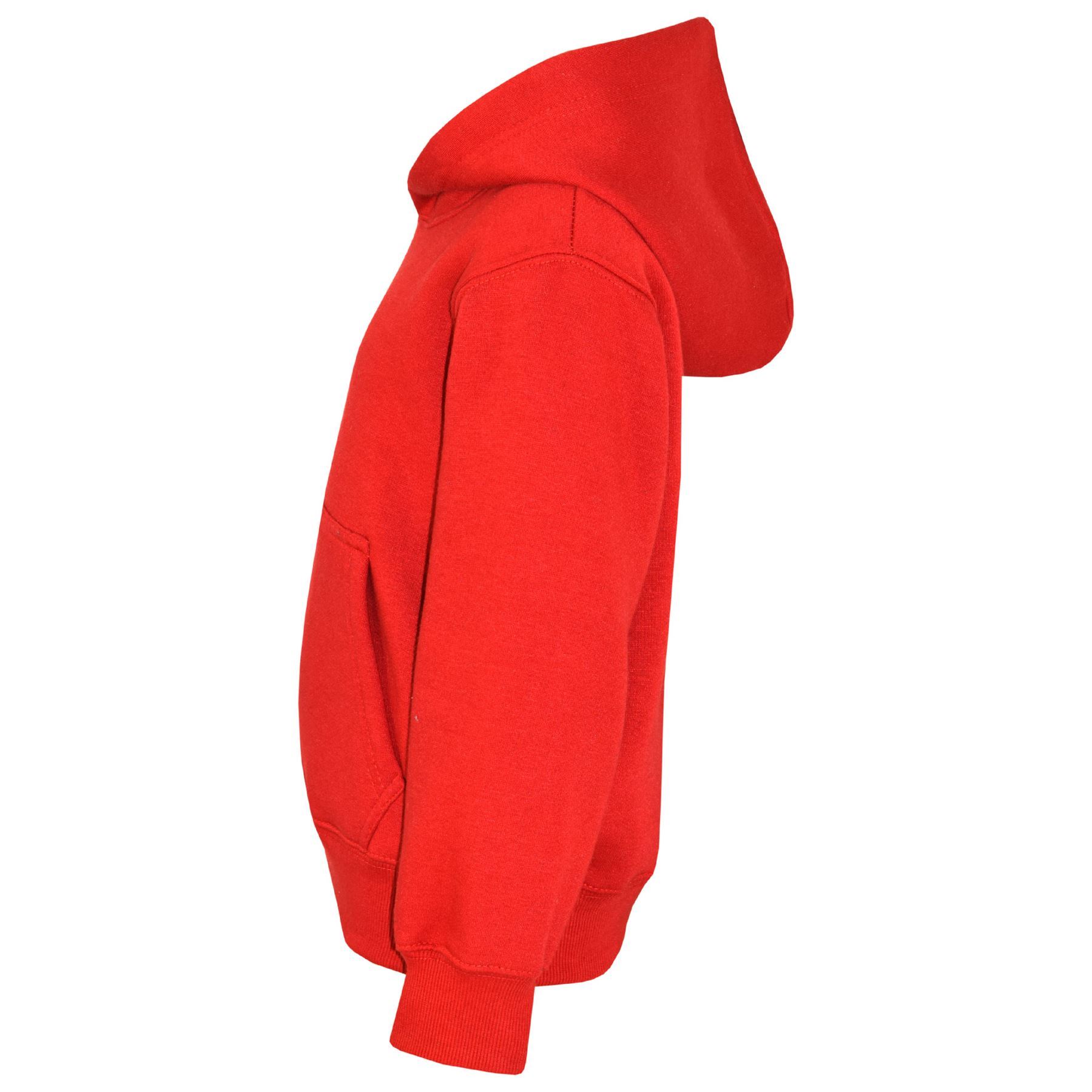 Kids Girls Boys Sweat Shirt Tops Plain Hooded Jumpers Hoodies New Age 2-13 Years