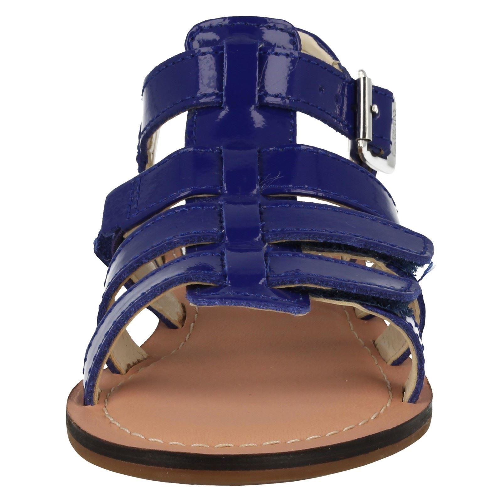 Details about / Girls Clarks Loni Joy Flat Summer Gladiator Sandals