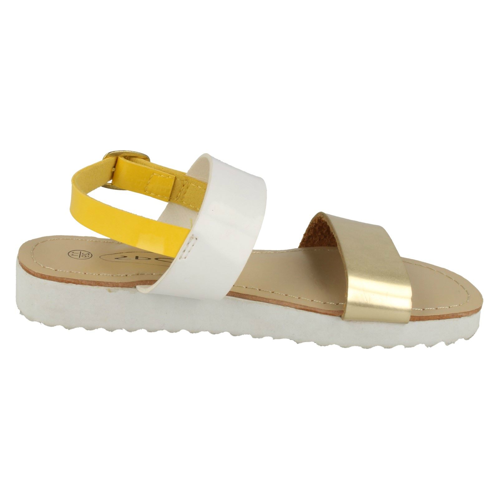 Girls Spot On Strap Detail /'Sandals/'