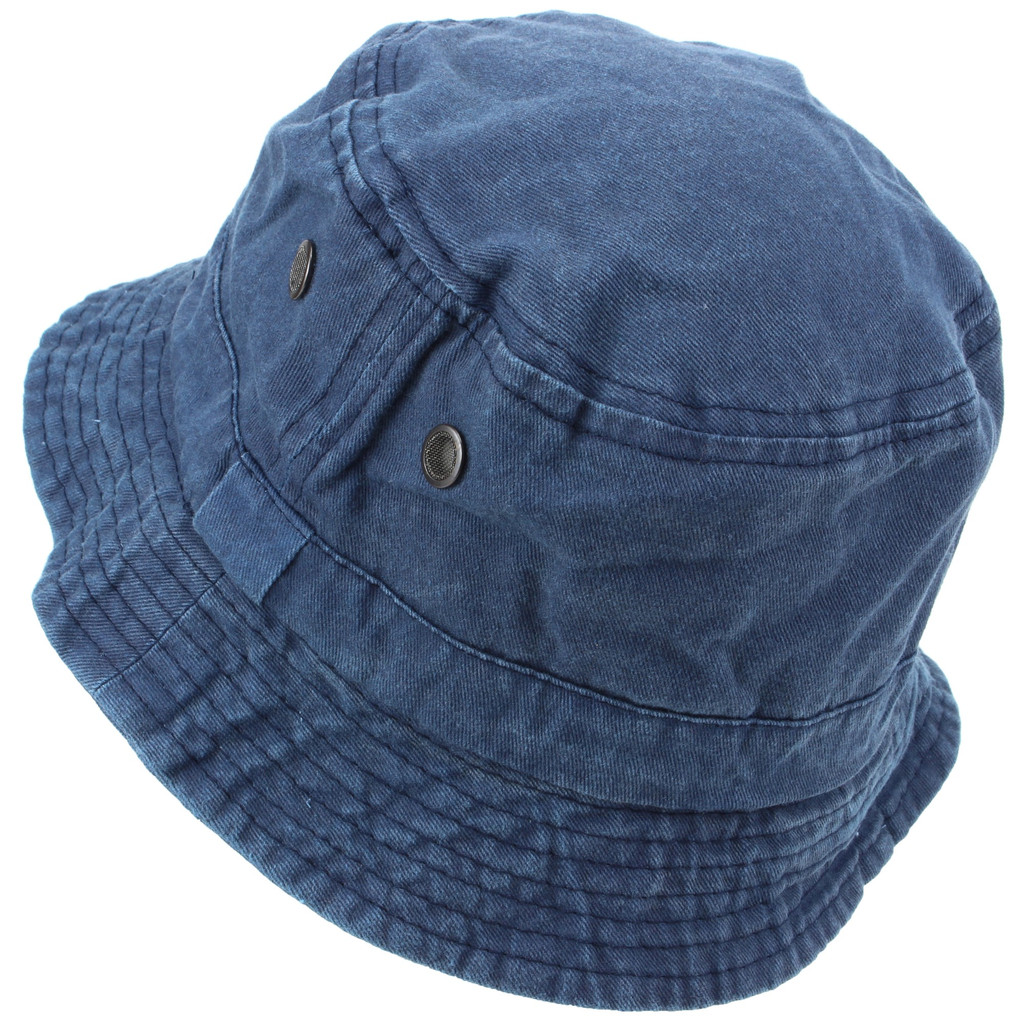 Chapeau Seau Pêche Casquette Bob Extérieur Prélavée Utilisé Jeans Hawkins