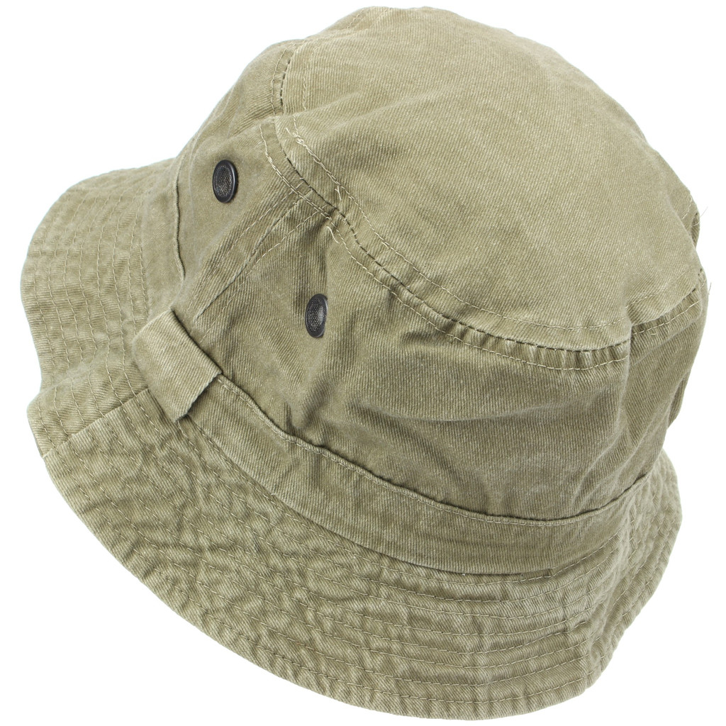 Chapeau Seau Pêche Casquette Bob Extérieur Prélavée Utilisé Jeans Hawkins