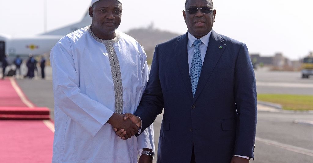 Adama barrow arrives1