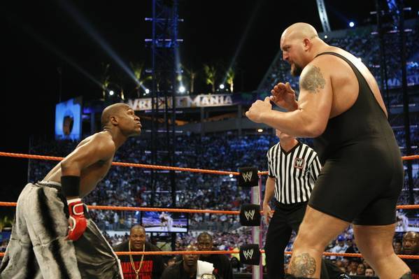 mayweather vs big show crossover fight