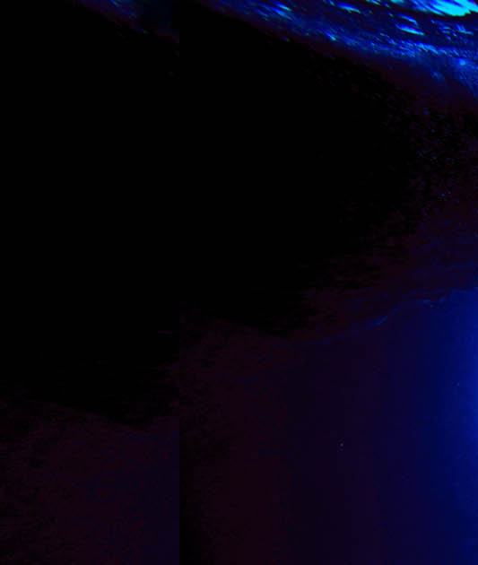 Friends swimming in the Blue Cave of Bisevo islands (part1)
