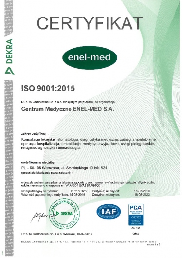 Centrum Medyczne ENEL-MED S.A. Oddział Zacisze-2