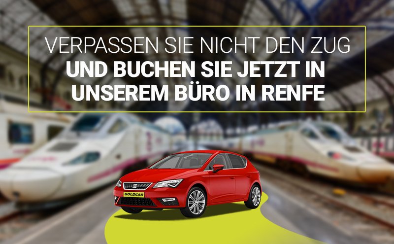 Mietwagen Spanien-Bahnhöfen