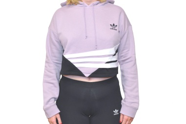Cropped Hoodie  SOFT VISION / Black