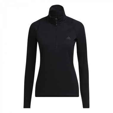 Fast Half-Zip Longsleeve Sweatshirt W Czarna