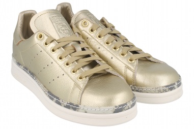 STAN SMITH NEW BOLD W GOLD MET/OFF WHITE