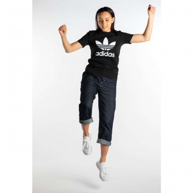 TREFOIL TEE 311 BLACK WHITE