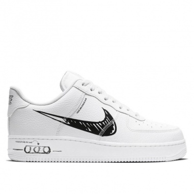 Air Force 1 LV8 UTILITY CW7581 101 WHITE BLACK WHITE