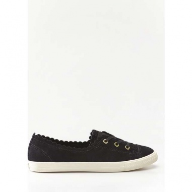 CHUCK TAYLOR ALL STAR BALLET SCALLOP 483 BLACK GOLD EGRET