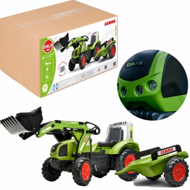 Traktor na Pedały z Łyżką i Przyczepką CLAAS od 3 Lat