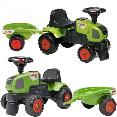 Traktorek Baby Claas Axos 310 z Przyczepką od 1 roku