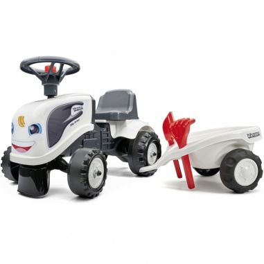 Traktorek Baby Valtra z Przyczepką + akc. od 1 roku