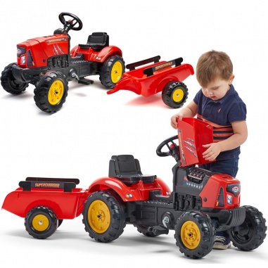 Traktorek Red Supercharger Otwierana Maska Od 2 Lat