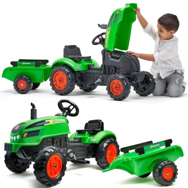 Traktorek X Tractor z Przyczepką Klakson od 2 Lat