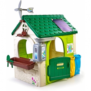 Domek ogrodowy Eco Karmnik Segregacja Odpadów Imitacja Panelu Słonecznego