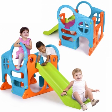 Duży Plac Activity Center Zjeżdżalnia 100 cm Ścianka Wspinaczkowa Kształty