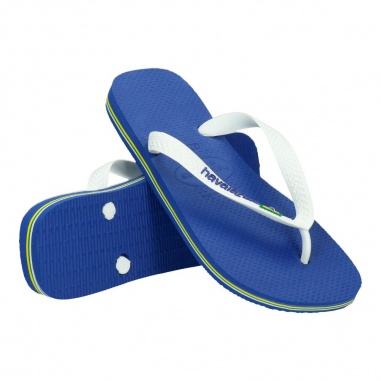 Havaianas Brasil Logo Women Marine Blue""
