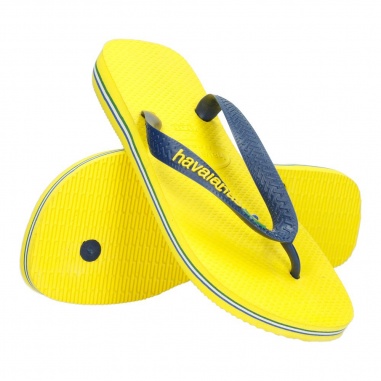 Havaianas Brasil Logo Yellow""