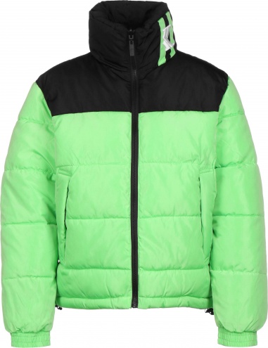 KK OG Block Reversible Puffer Jacket green black  BLACK GREEN