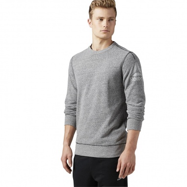 EL Prime Group Snow Melange Crew Grey
