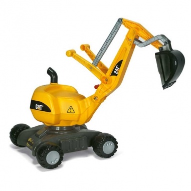 RollyDigger CAT - Koparka Jeździk obrotowa Żółta