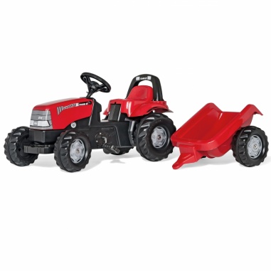 rollyKid Case 1170 CVX Traktor na Pedały z Przyczepką Case